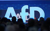 Logo auf AfD-Parteitag (Archiv), über dts Nachrichtenagentur